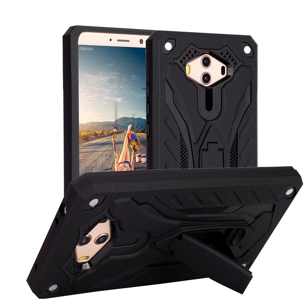 Armor Case For Huawei Mate 10 Shockproof Anti-Fall Silicon Case Kickstand TPU Cover Shell
