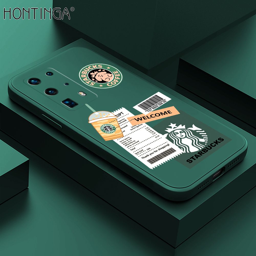 Hontinga for Huawei P40 Pro Plus Case Cartoon Popularity Phone Case Soft Square Edge Silicone Cases Full Lens Cover Shockproof Protection Cover