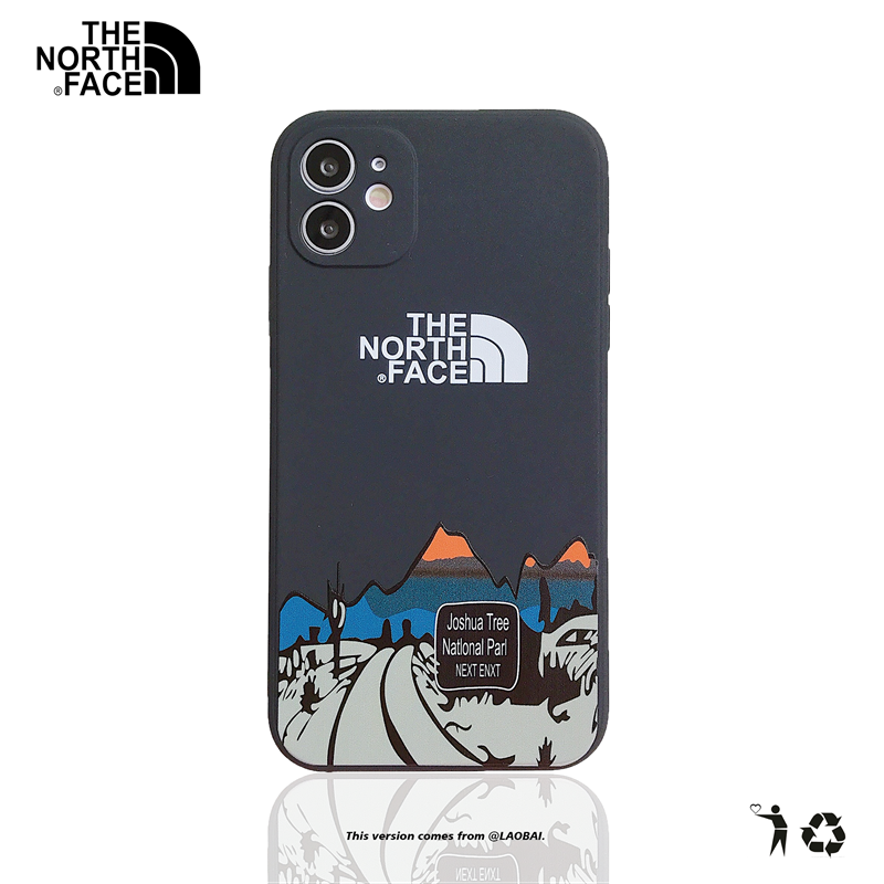 NEW Fashion The North Face volcanic silicone phone case for iphone SE  6 6s 7 8 Plus X XR XS MAX volcanic Highway cover for iphone 12 Mini 11 Pro Max