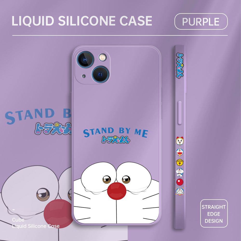 ZeroQiQi for iPhone 13 Case Cartoon Weeping Cat Phone Cover Soft Full Lens Protection Casing Ultra Thin Soft Liquid Silicone Phone Cases