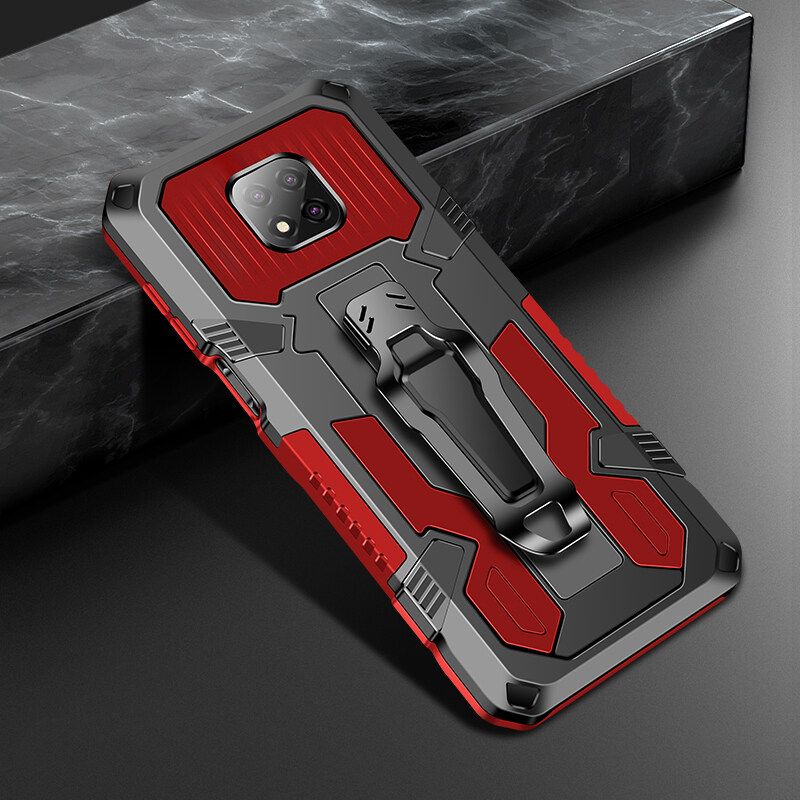 Shockproof Phone Case For Motorola Moto G Power 2021 Rugged Armor Aluminum Magnetic Stand Metal Anti-fall Cover