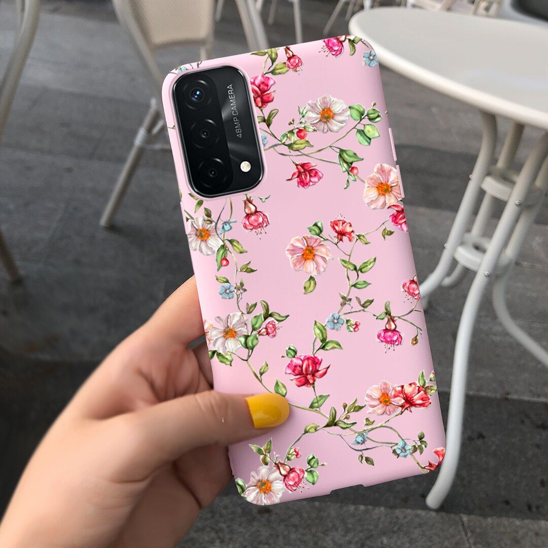For OPPO A74 Case A74 5G Cover Case Stylish Silicone Candy Color Phone Covers For OppoA74 4G A 74 CPH2219 oppoA74 5G Coque Funda