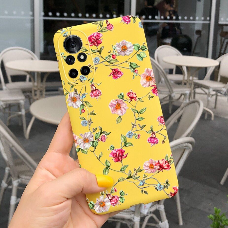 For Huawei Nova 8 5G Case Nova8 Pro Soft Silicone Cute Cartoon Back Cover For Huawei Nova 8 Pro 5G Nova8 i 8i Phone Cases Bumper