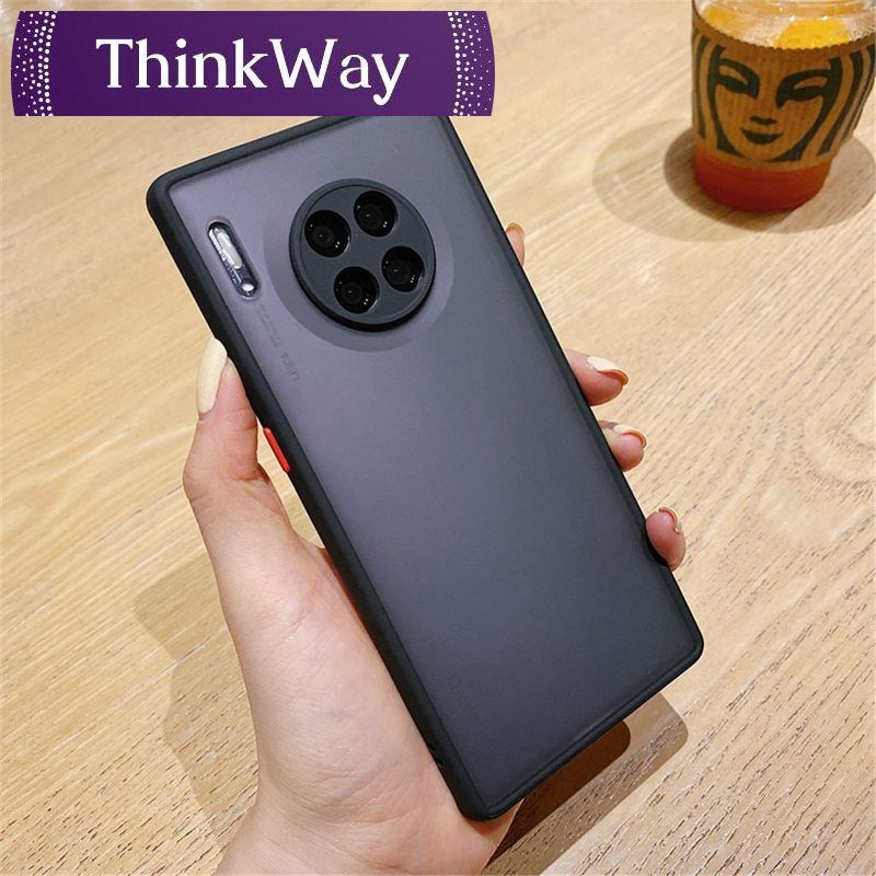Camera Protection Matte Transparent Phone Case For Huawei P20 P30 P40 Mate 20 30 Pro Color Fresh Shockproof Back Cover Fundas