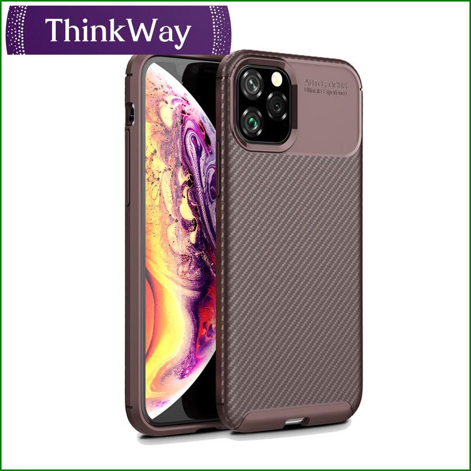 Carbon Fiber Soft Case Shockproof Anti-scratch TPU Back Cover Phone Casing For iphone X/XS & iphone XR