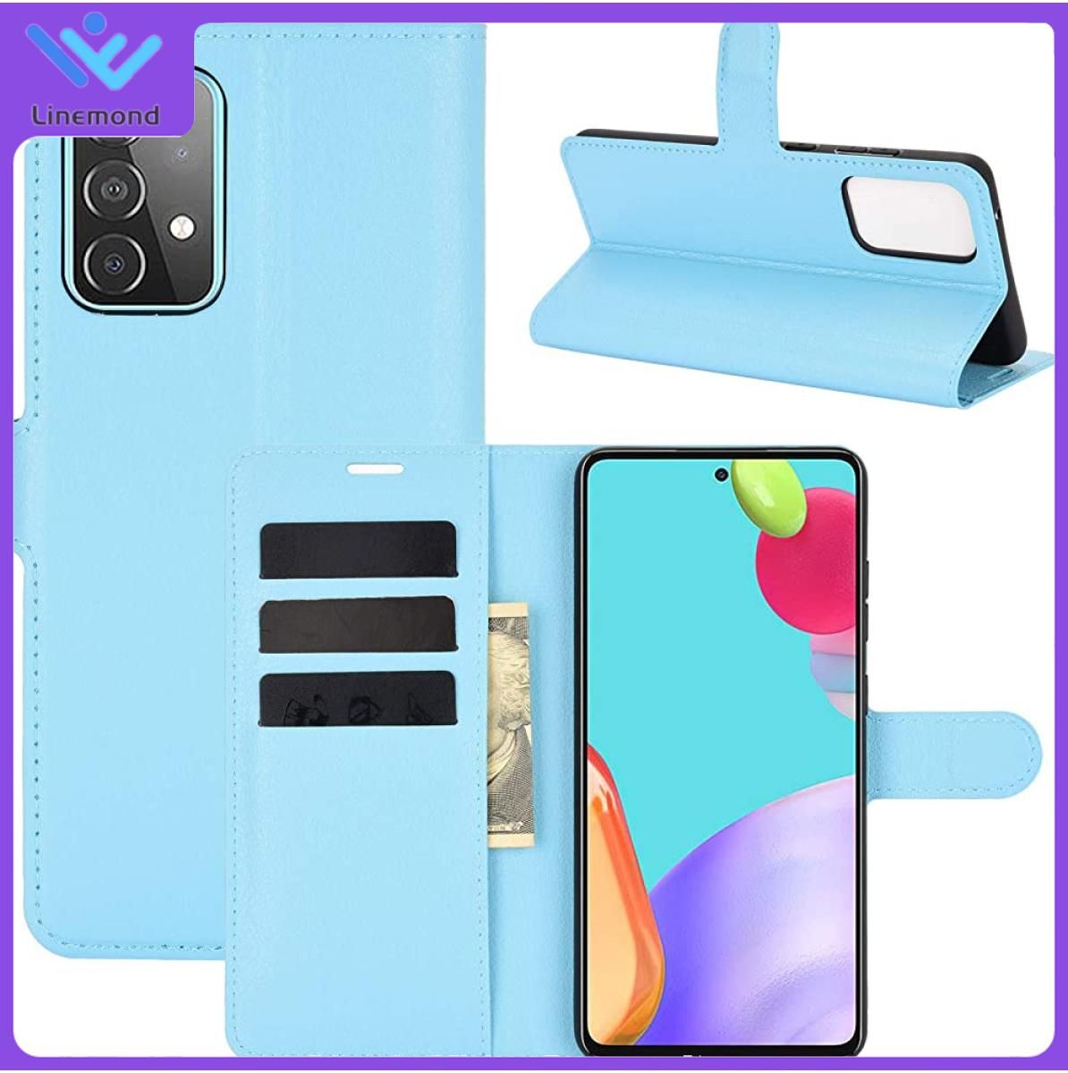 for Samsung Galaxy A52 5G case, PU Leather with Card Holder Case Wallet Flip with Stand Cover Purse Protective Shell for Samsung Galaxy A52 5G Phone case