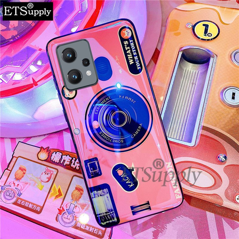 Phone Case Realme 9 Pro Cover Camera Cute Cartoon Silicone Couple Soft Phone Cover for Realme9 Pro Cases