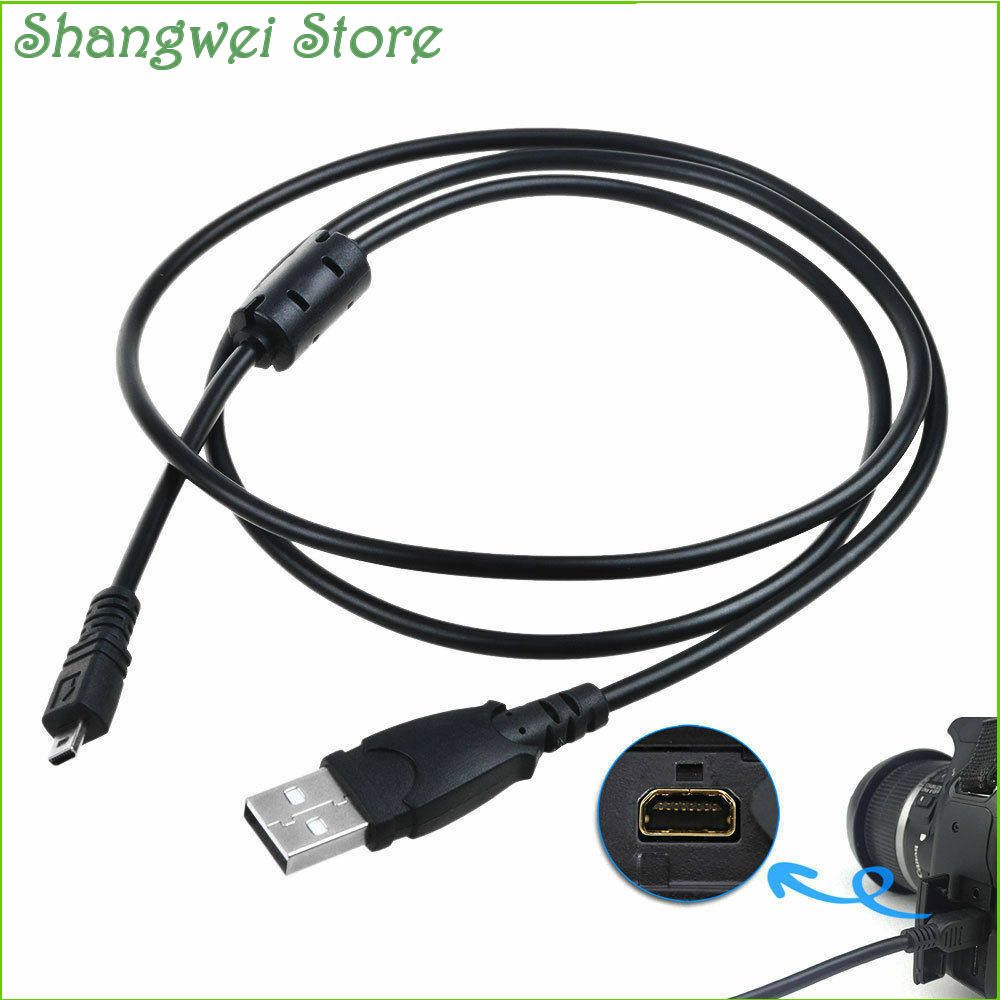 USB DC Charger Data SYNC Cable Cord for Olympus camera VR-340 VR340 VR-370
