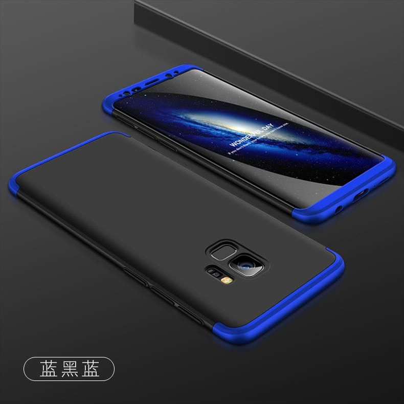 Samsung S9 Plus 360 Degree GKK Phone Back Cover - Black & Blue