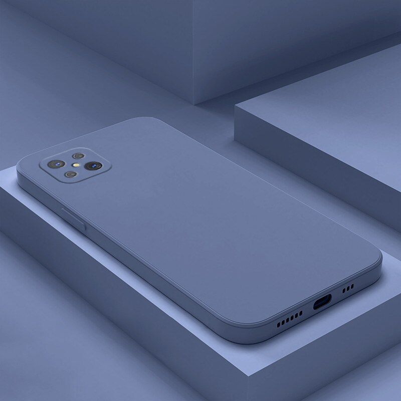 Fashion Square Frame Silicone Phone Case For OPPO Reno 4Z 5G 2 Z 5 6 Pro Find 4 Lite X3 Neo Soft Protecive Cover Coque