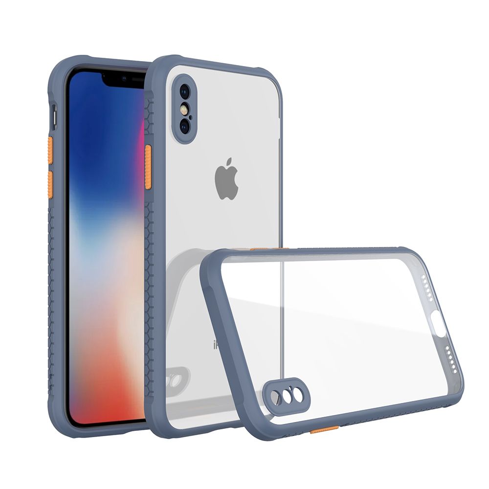 For iPhone X/iPhone XS Camera Lens Protection Design Transparent Protective Shell  Suitable case