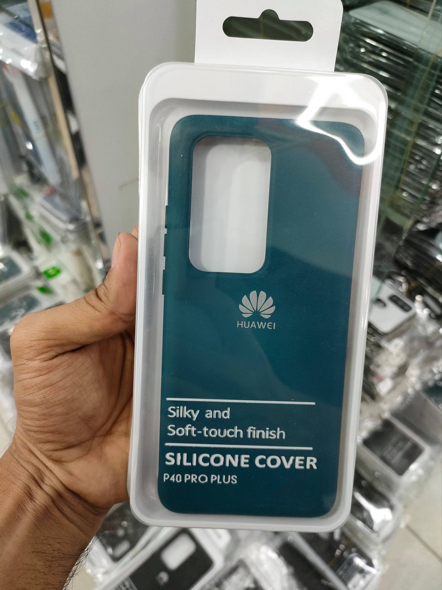 Huawei P40 Pro+ Luxury Soft Touch Finish Silicone Shockproof Bumper Protective Premium Back Cover