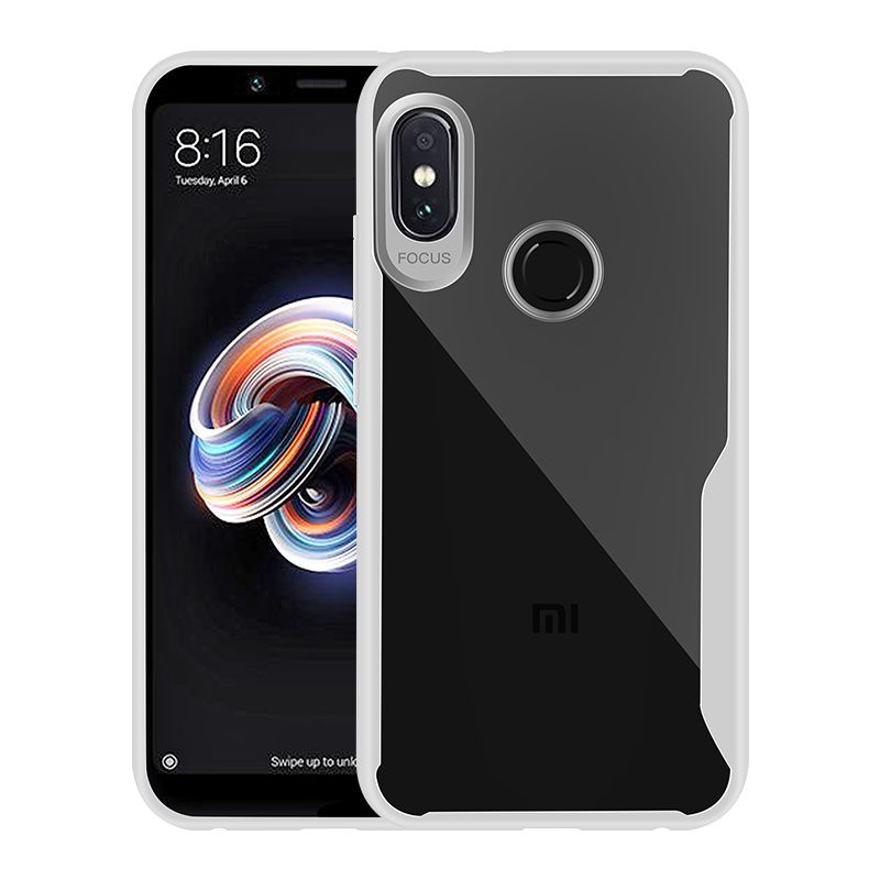 Yfashion For Redmi note5 pro/Redmi note5 (India version)   ranslucent Back Cover Non-slip Shockproof PU Full Protective Case