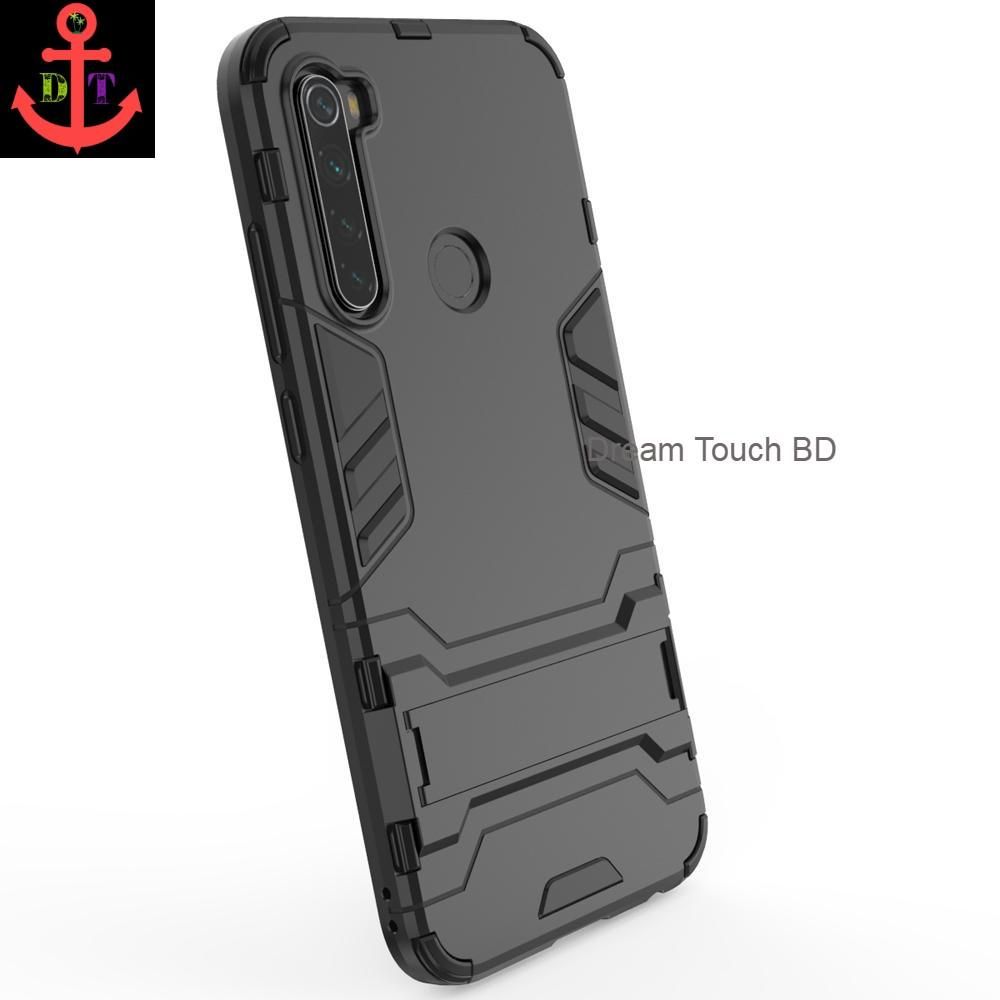 Case [Armor Series] With Lanyard Shockproof Kickstand Hard Back Casing for For Xiaomi For Redmi note 8