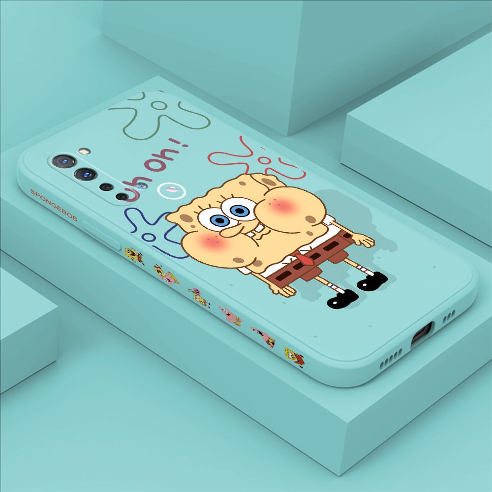ZeroQiQi for OPPO Reno 3 5G Case Cartoon Anime Side Printing Cases Soft Liquid Silicone Phone Cover