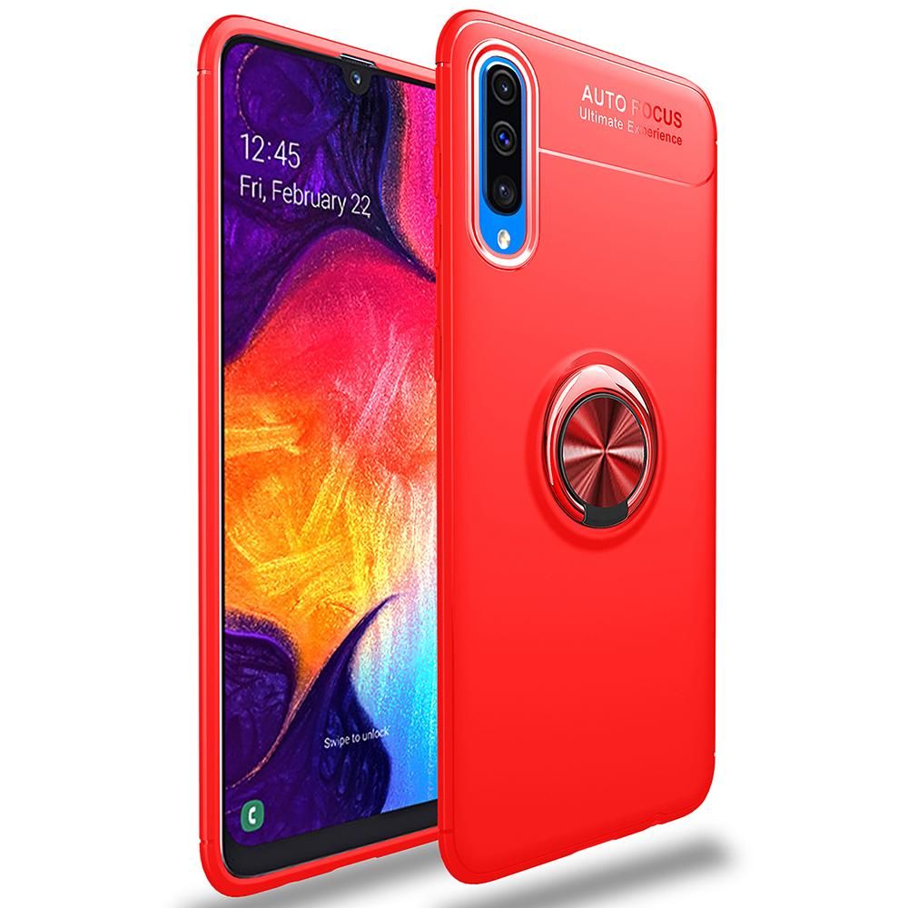 Shockproof Case For Samsung Galaxy A70 Phone Case Ring Stand Phone Back Cover