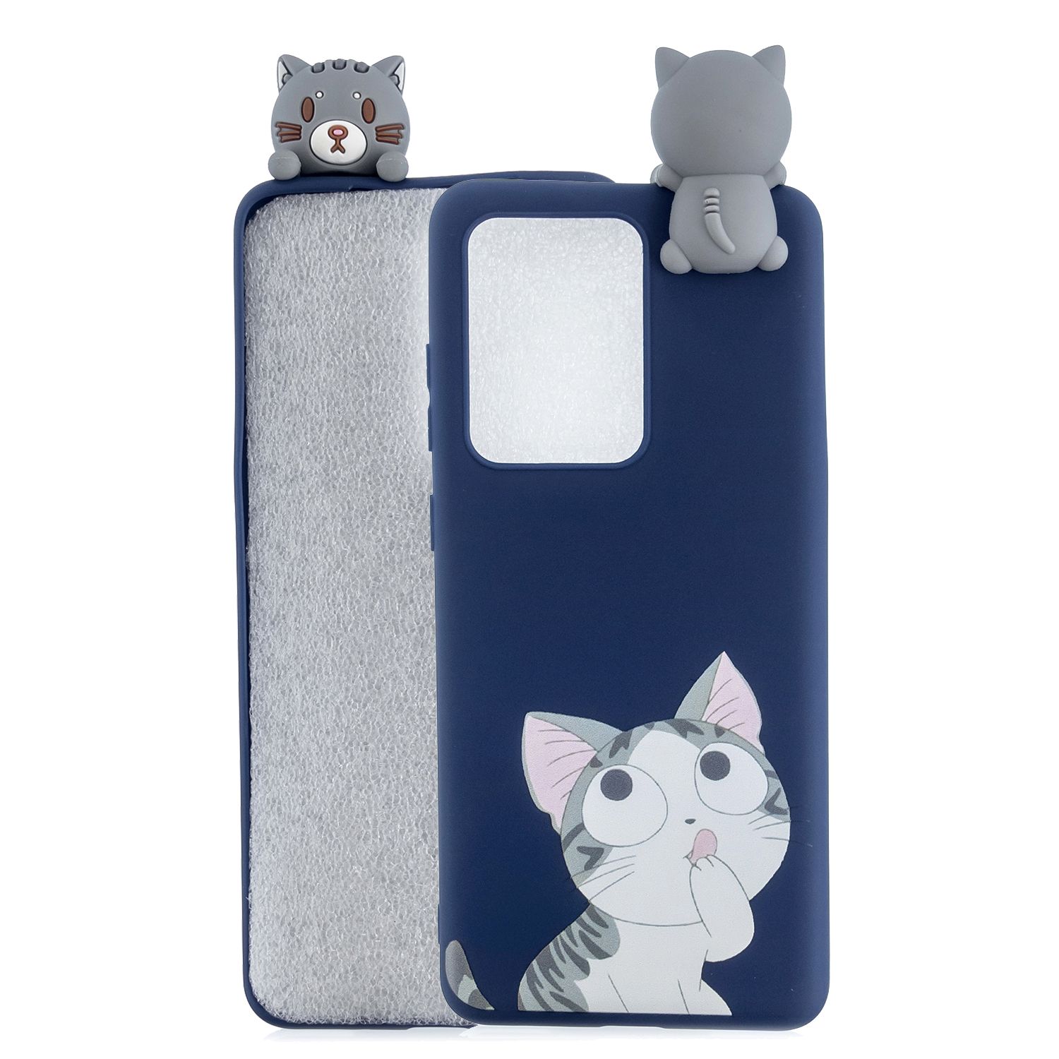 For HUAWEI P40 Pro Soft PU Back Cover 3D Cartoon Painting Mobile Phone Case Shell