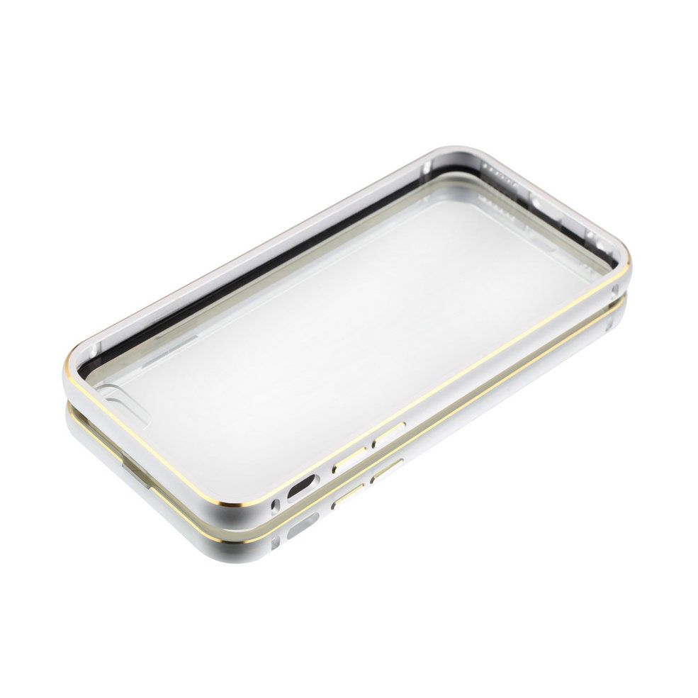 Metal Frame Clear Acrylic Hard Back Cover Case for Apple iPhone 6 Plus 5.5"