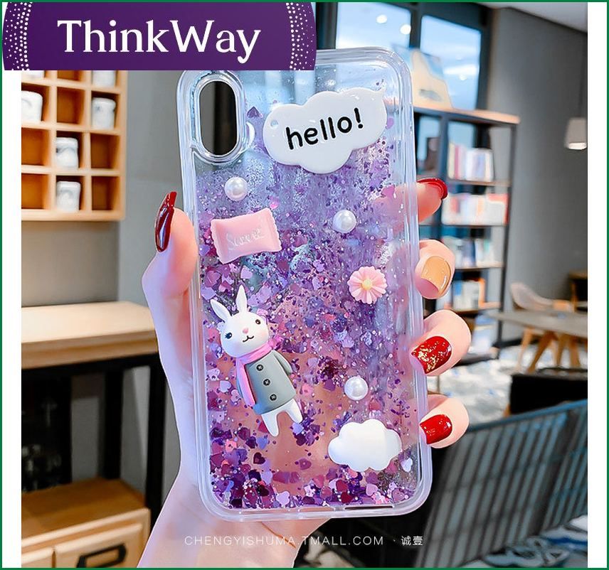 Huawei P40 mobile phone shell fashion NOVA876 glory 50 suitable for P40Pro protective cover mate30 liquid quicksand
