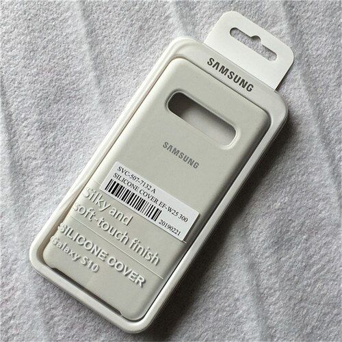Samsung Silicone Cover Soft  Silicone Office  Style Case for Galaxy S10+ S10E S10 S20 Plus Ultra With Retail Box