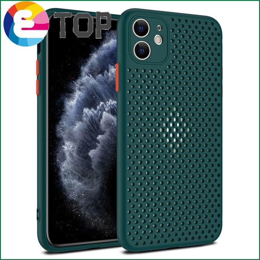 Samsung S21plus mobile phone shell new 7A52M32 skin-feeling breathing mesh shell A32 protective cover for S20 silicone