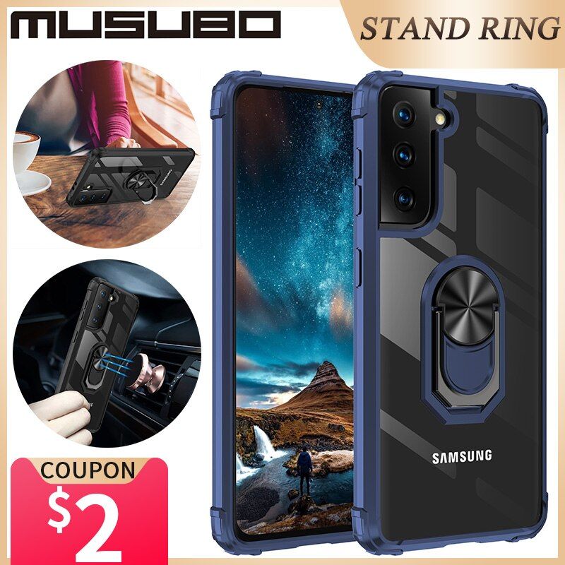 Musubo Luxury Case For Samsung Galaxy S21 Ultra S20 FE Note 20 Ultra Note 10 Plus S10 Coque Funda Cover A72 A21S A52 A51 A12 5G-Case & Screen Protector