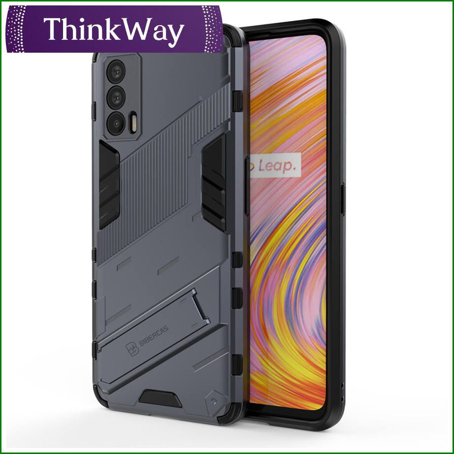 Cover Shockproof Silicone Armor PC TPU Stand Protective Phone Bumper For OPPO A93S 5G & OPPO Reno 6Z 5G
