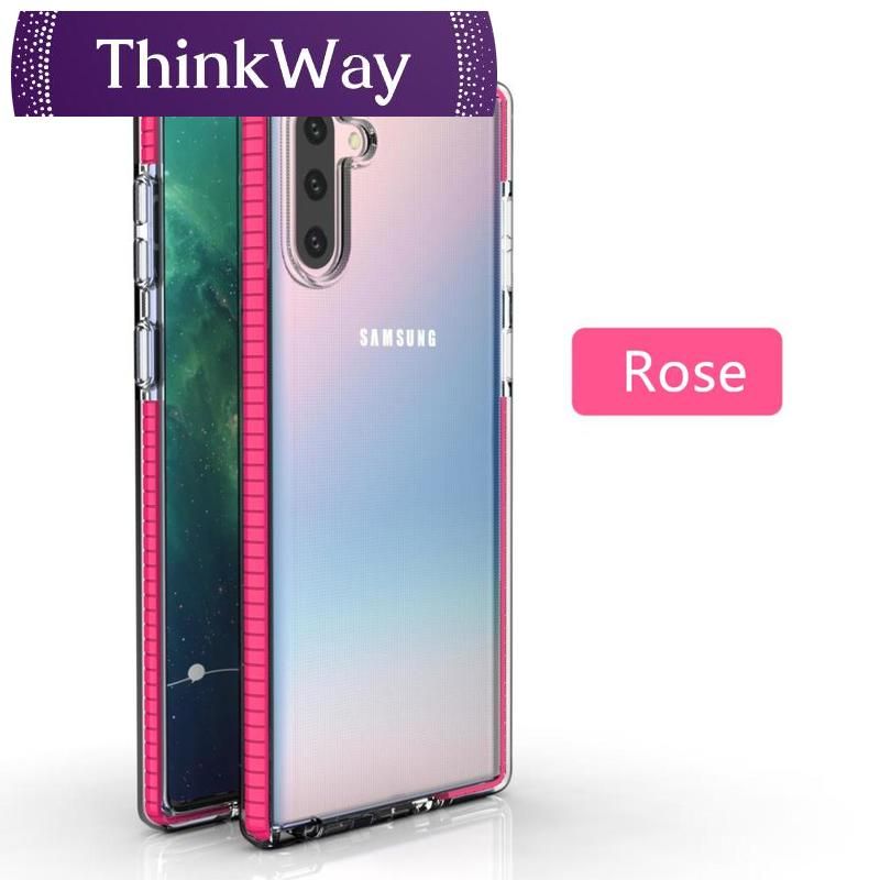 Candy Color Frame Phone Case For Huawei Mate 10 30 Honor 20 P30 Pro P40 Lite Nova 7i 3i 5i 5T Y5 Y6 Y7 Y9 Prime Clear Soft Cover