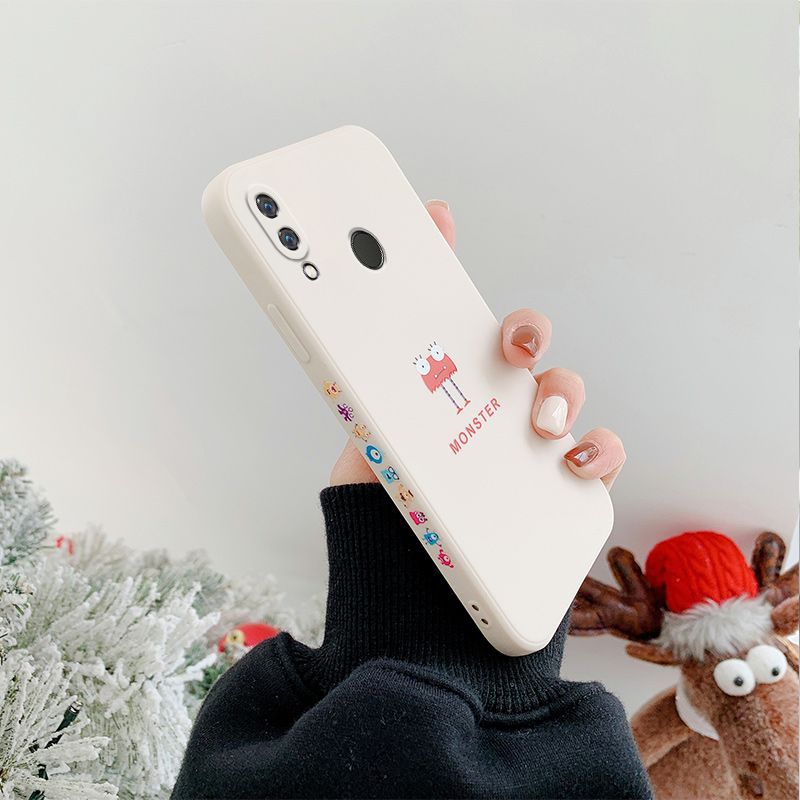 Cartoon Casing for Huawei Nova 3i Nova 3 Nova 4 Straight Anti-drop Side Patterned Monster Seven Christmas Dwarfs Phone Case