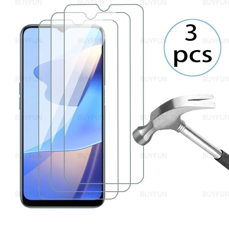 3pcs screen protector for oppo A16 6.52inch HD front protective tempered glass on for oppo A94 A74 A54 5G appo a 16 safty glass