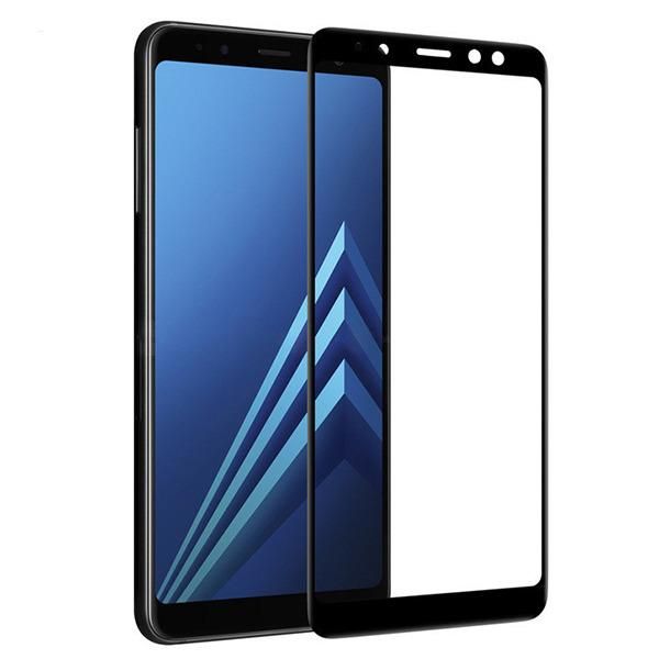 SAMSUNG GALAXY J4 PLUS Glass Case Phone Back Cover – Black