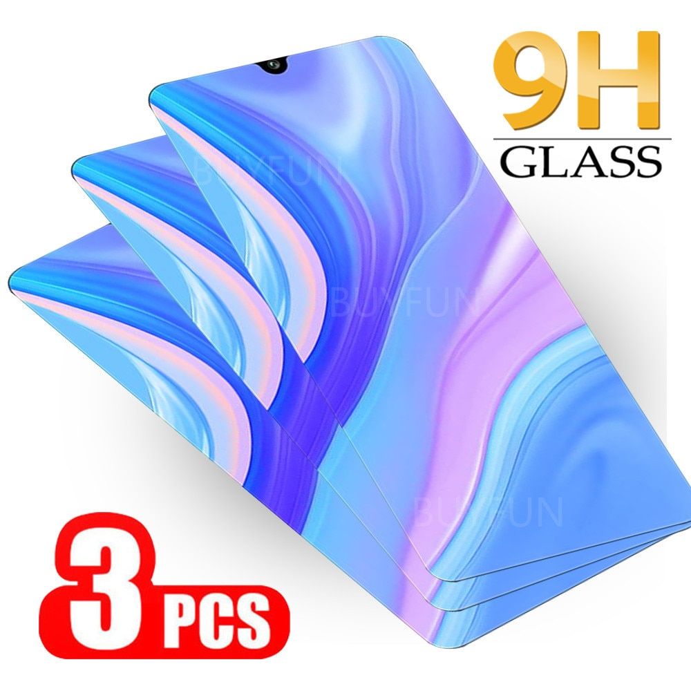 [Order message mobile phone model]3Pcs Tempered Glass For Huawei Y8P Screen Protector Protective Glass Shield for Huawei P20 P30 P40lite Mate 20 Toughened Film 9H