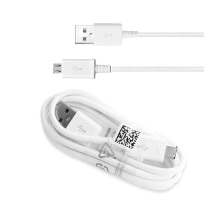 Micro USB Data Cable Charger - White
