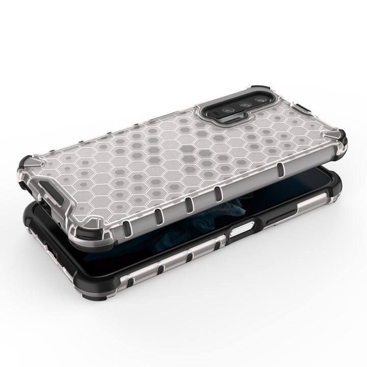 Casing for Huawei Honor 20 Pro Honeycomb Box PC - TPU Translucent Case Cover