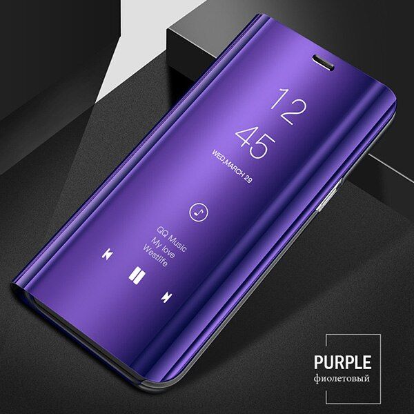 Smart Mirror Flip Case For Samsung Galaxy S21 S20 FE S8 S9 Ultra S10 Plus F62 M62 S7 M21 M31 M30s M40s M60s M80s M51 S10E Cover