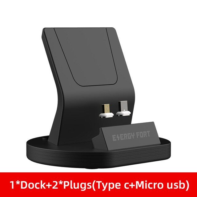 Sikai 5A Type-C Micro USB Charging Dock Station Desktop Magnet Charger Stand For iPhone12 Pro/11 11 Huawei P40/P30