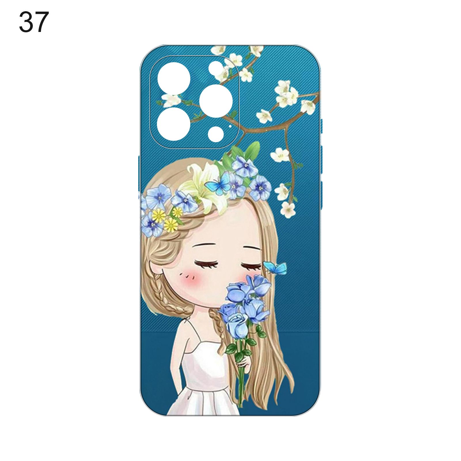 Phone Protective Case Comforle Rabbit Girl Pattern Bk Case