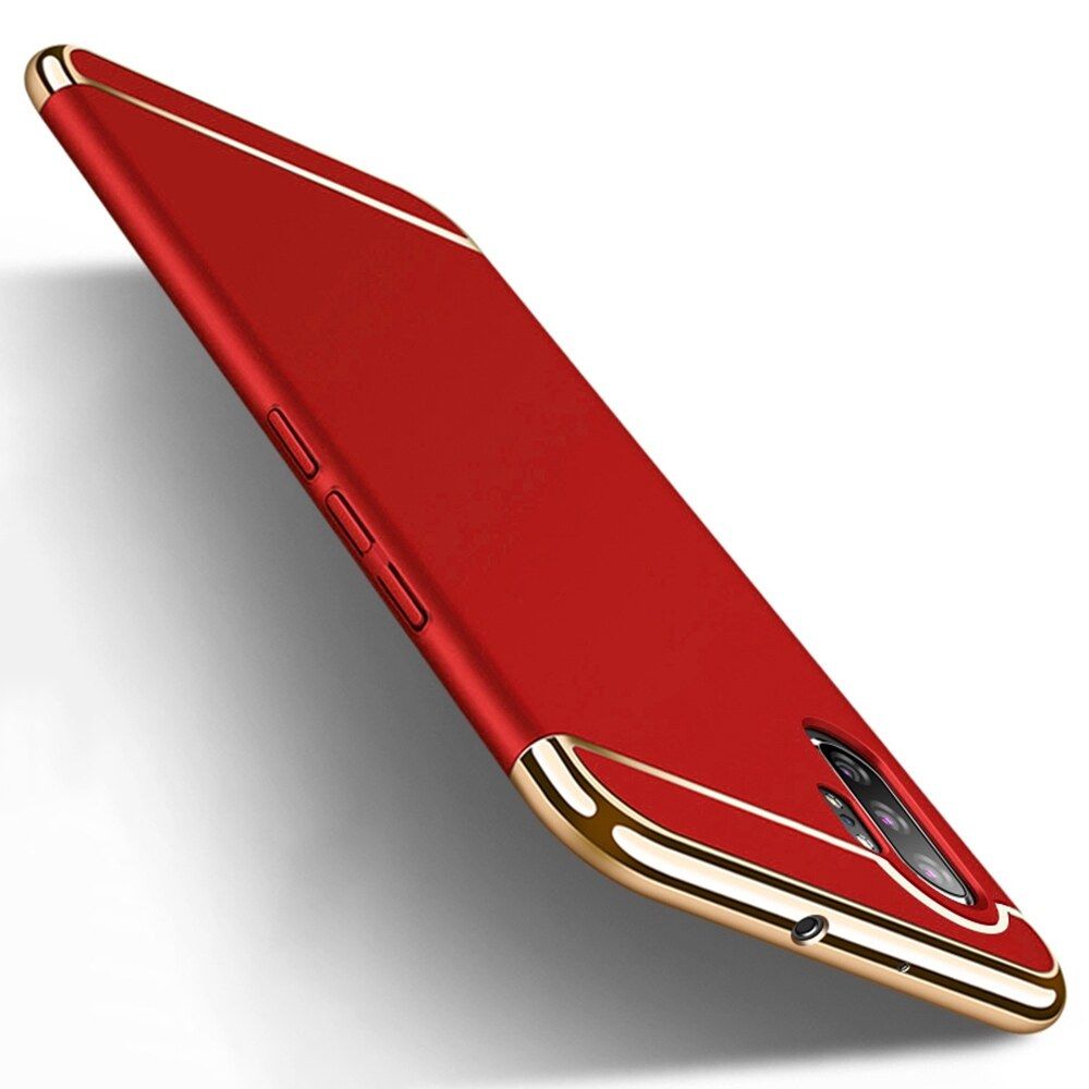 Luxury 360 Full Cover Plating Phone Case For Samsung Galaxy Note 10 Plus PC Matte Hard Cover Case
