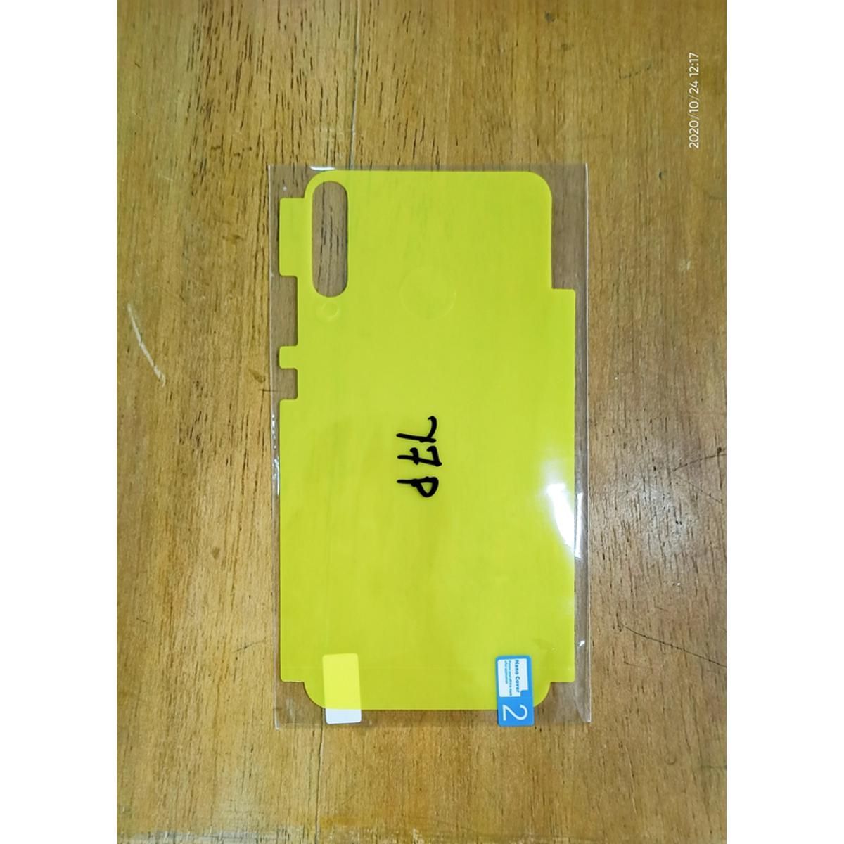 Huawei y7p/huawei y6p এর জন্য স্বচ্ছ ব্যাক সাইড প্রোটেক্টর ক্লিয়ার পলি