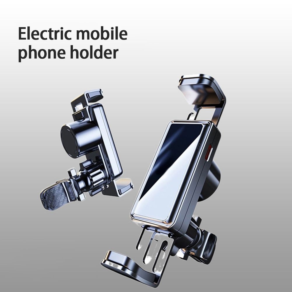 Electric Induction Mobile Phone Holder Car Mini Car Phone Holder Air Vent Stand for 4.7-7 Inch Mobilephone Auto Support Mount Geartronic