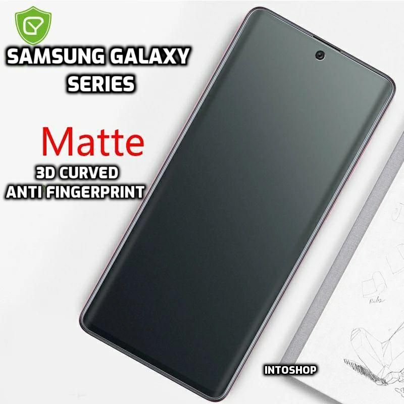Samsung Galaxy S21 / S21+ / S21 Ultra /  S20 / S20+ / S20 Ultra / S7 Edge / S8 / S8+ / S9 / S9+ / S10 / S10+ / Note 8 / Note 9 / Note 10 / Note 20 Ultra - 9D Ceramic EDGE TO EDGE Anti Broken Full Screen Covered Ceramic Curved Matte Film Screen Protector