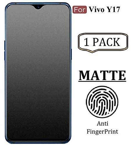 Vivo Y17 Premium Anti Fingerprint Gaming Matte Screen Protector Tempered Glass