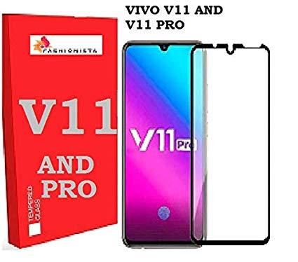 Vivo V11 Camera Hole 11D Tempered Glass Screen Protector -Black