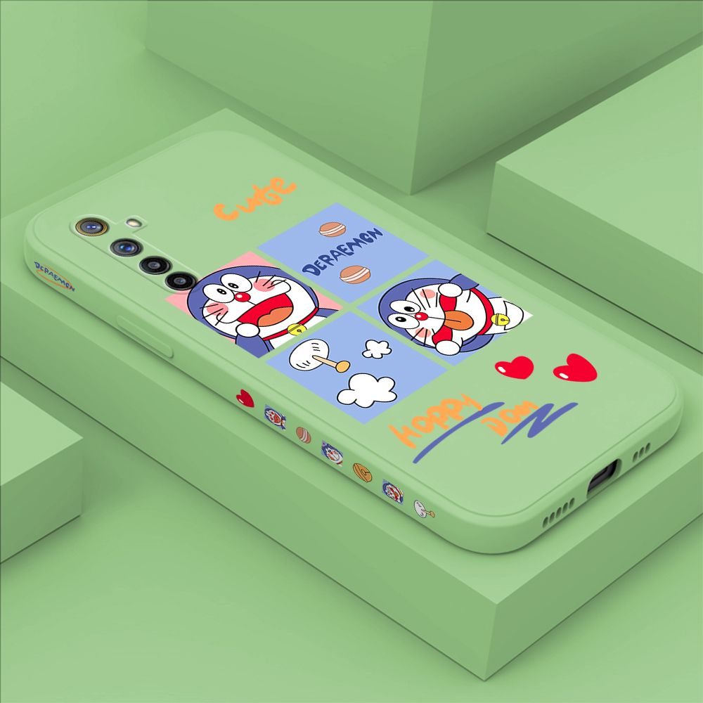Hontinga for OPPO R17 Case Side Design Cartoon Cute Cat Back Cover Soft Square Edge Pattern Liquid Silicone Trend Phone Cases