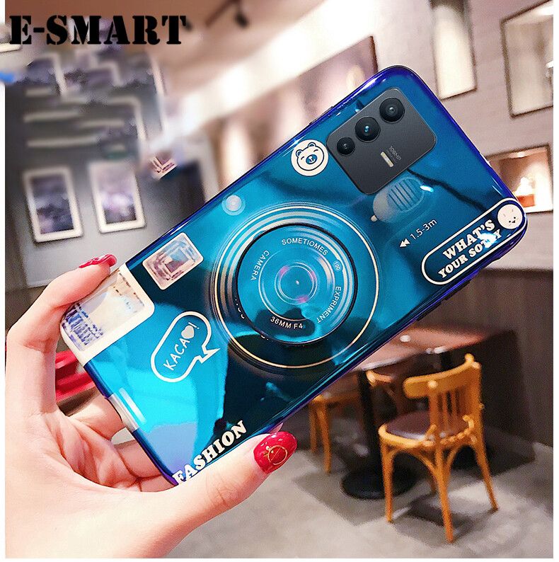Phone Case VIVO V23 Pro Back Cover Cute 3D Design Camera Phone Cases with Stand Holder Lanyard Soft Silicone Shockproof VIVO V23 Pro Case