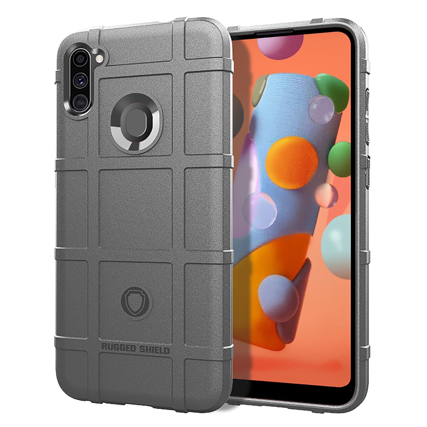 For Samsung Galaxy A11 Soft TPU Heavy Duty Rugged Shield Armor Tough Shockproof Protection Case Cover