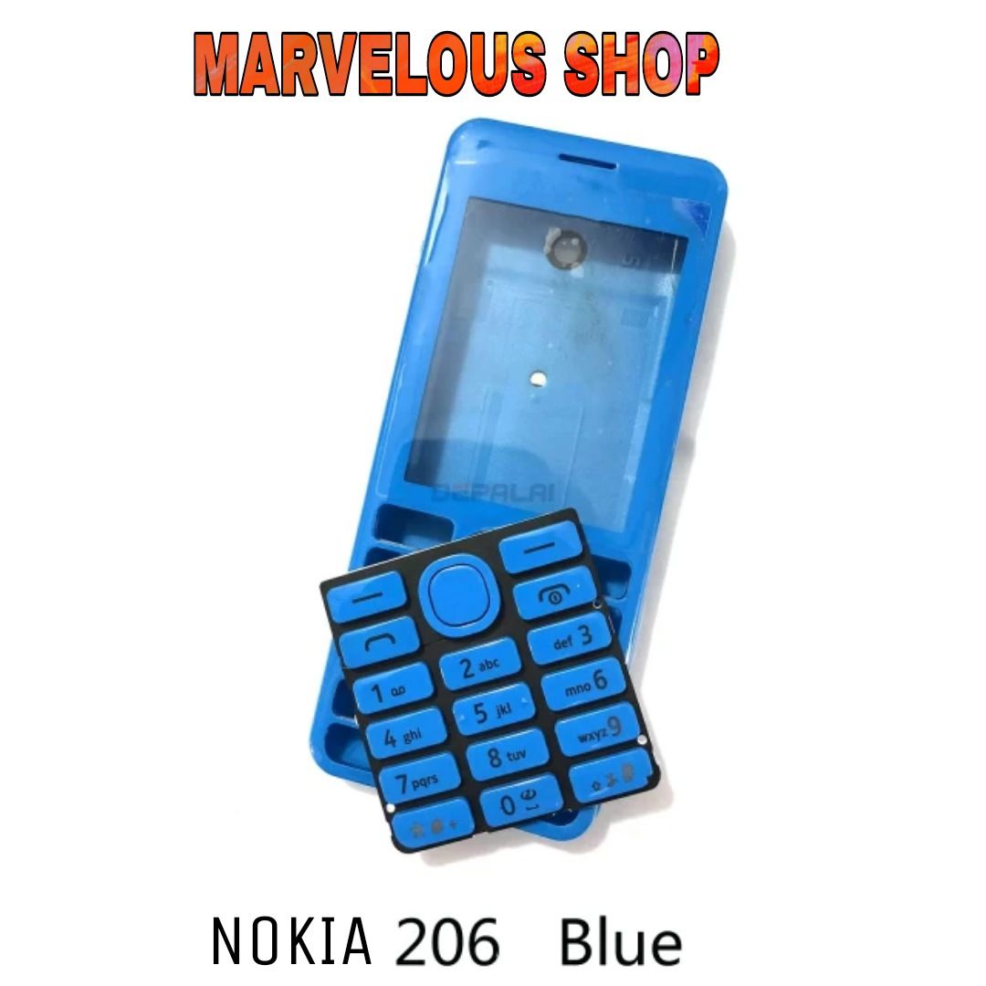 Mobile Casing For Nokia 206 - Camera - Phone Back Cover