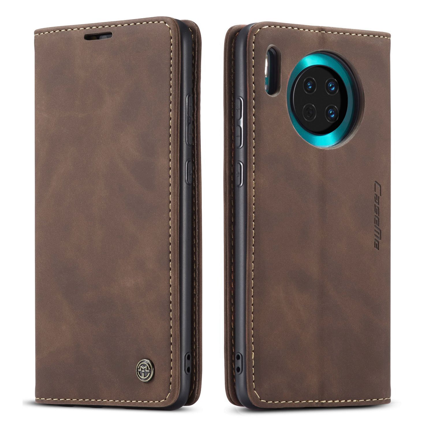 High Quality Retro Magnetic Flip Leather Case For Huawei Mate 30 Phone Case Wallet Card Cover