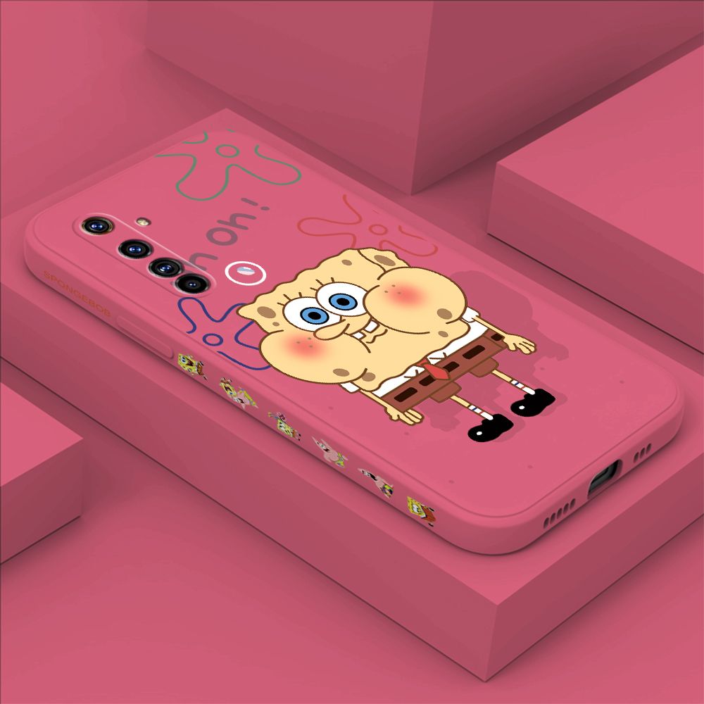ZeroQiQi for Realme X50 Pro 5G Case Cartoon Anime Side Printing Cases Soft Liquid Silicone Phone Cover