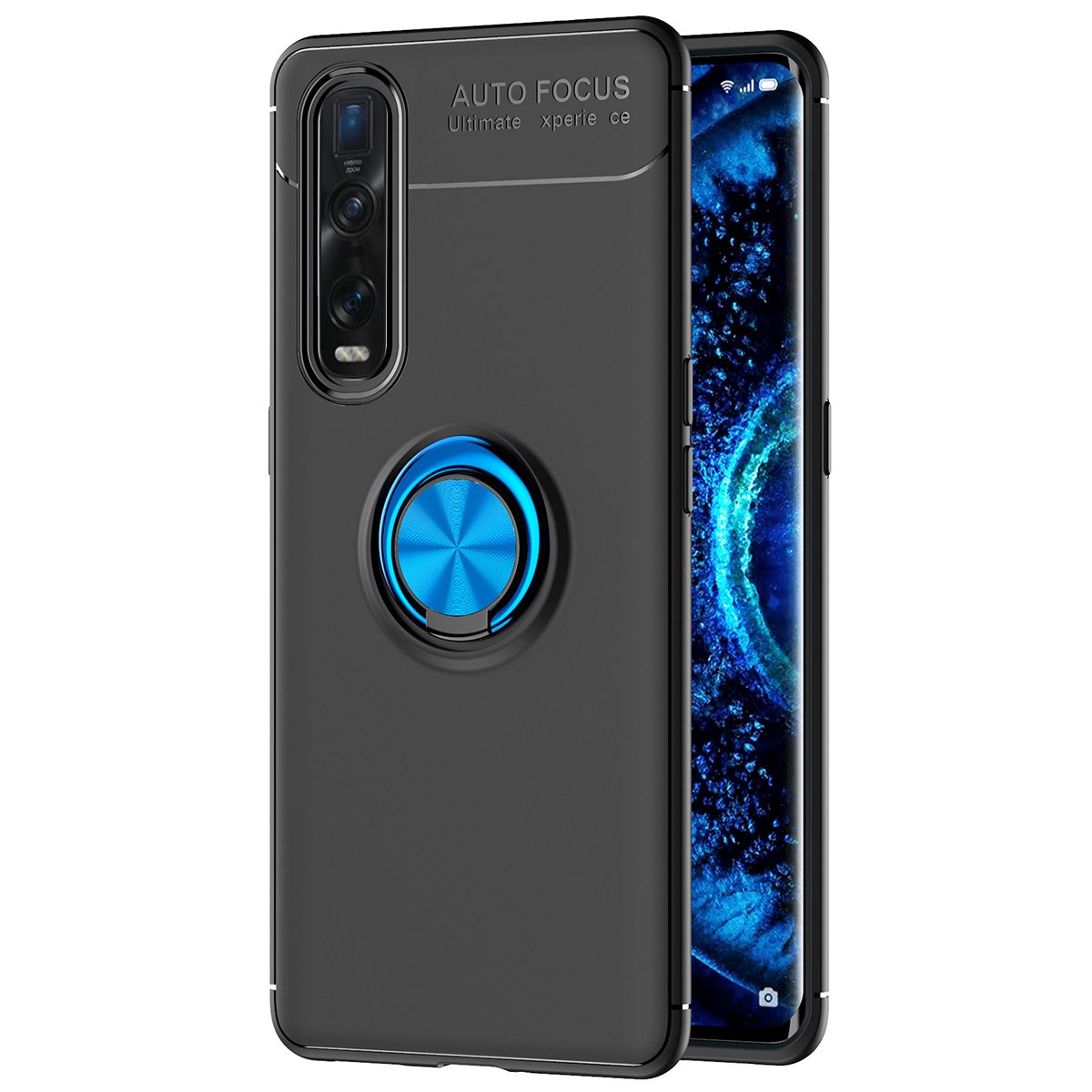 Shockproof Case For OPPO Find X2 Pro Phone Case Ring Stand Phone Back Cover